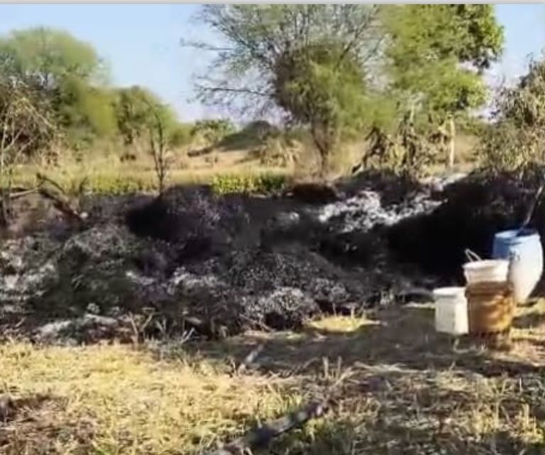 खेत के पैरा में जला हुआ मिला बुजुर्ग का शव , क्षेत्र में सनसनी