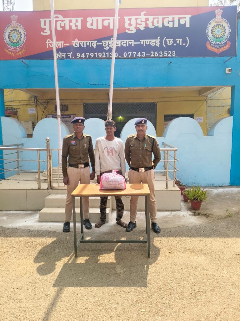 नशीले पदार्थ के साथ राजेश वैष्णव पुलिस के हत्थे चढ़ा